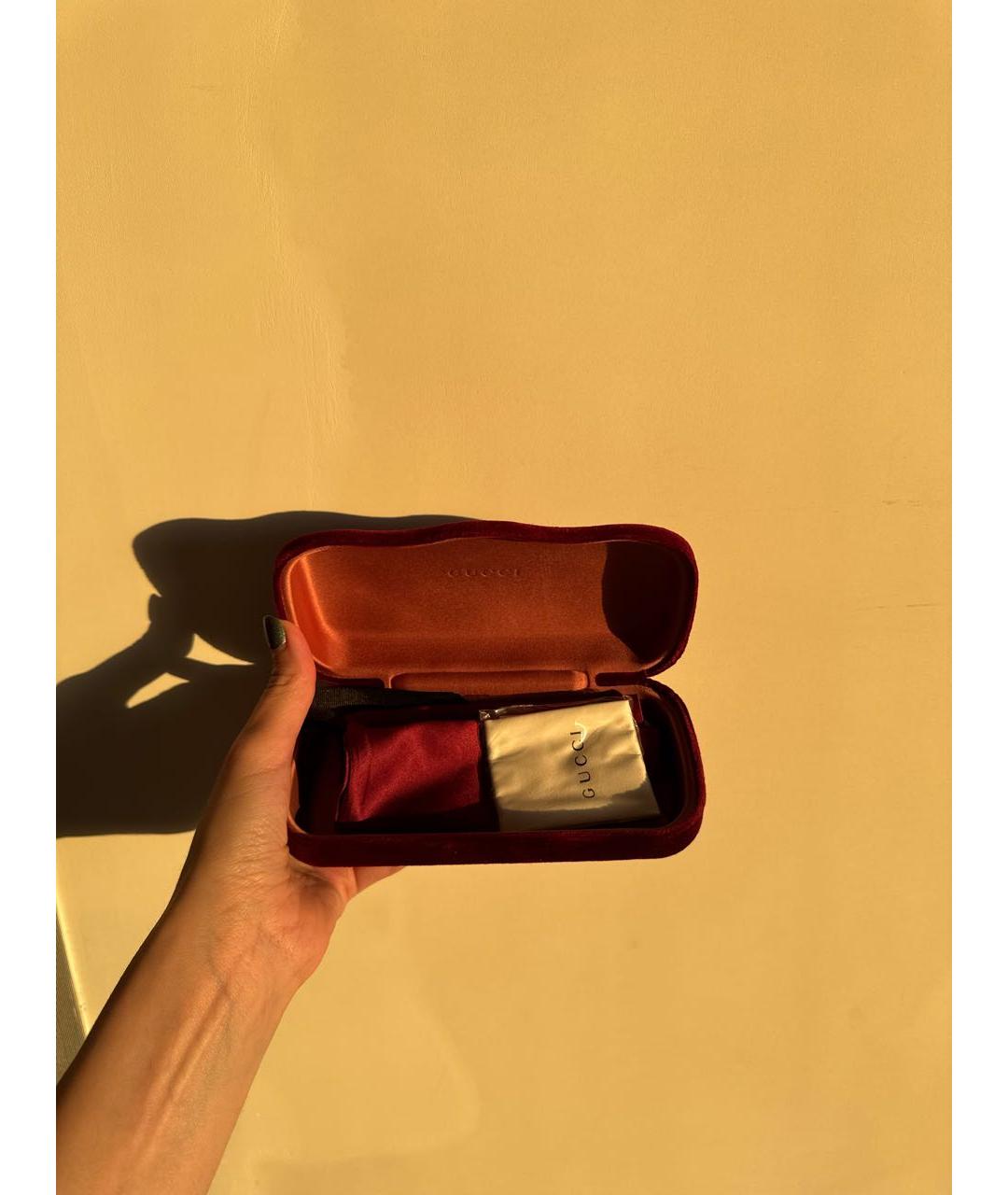GUCCI Черные пластиковые солнцезащитные очки, фото 4