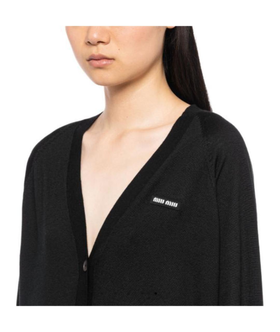 MIU MIU Черный джемпер / свитер, фото 5