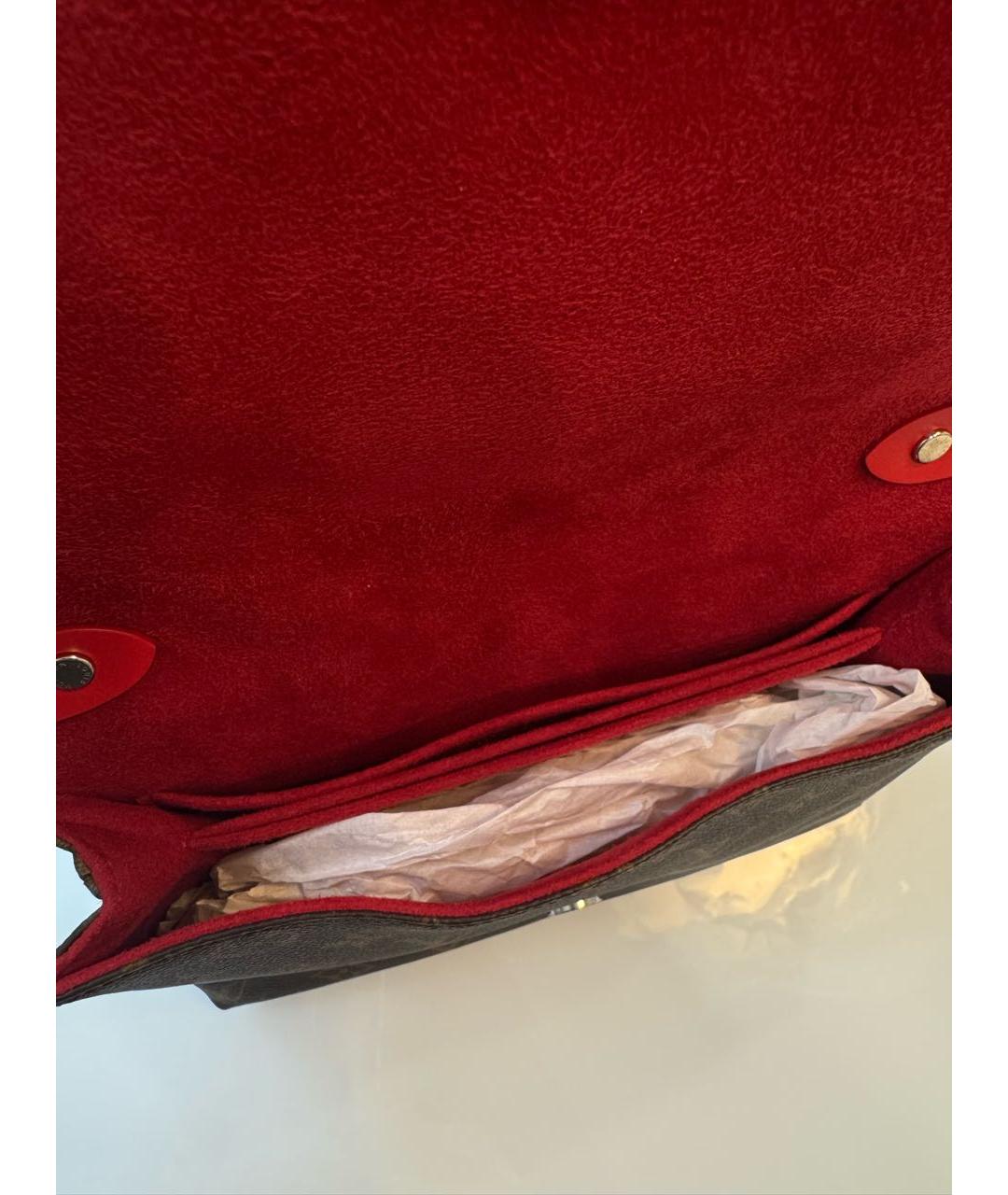 LOUIS VUITTON Красная сумка через плечо, фото 4