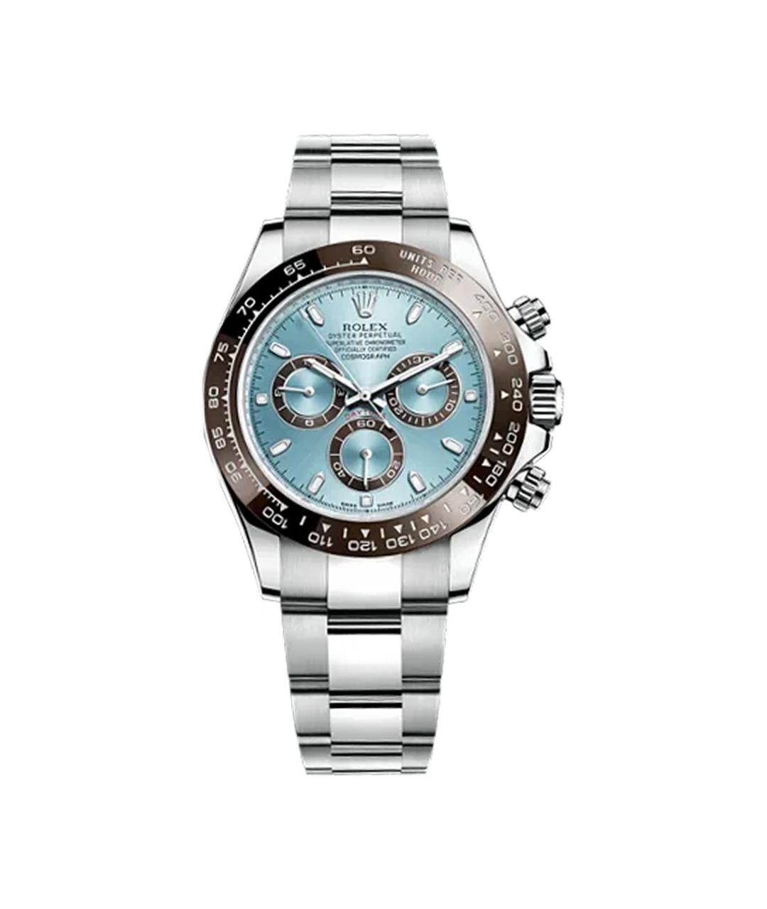 ROLEX Синие платиновые часы, фото 1