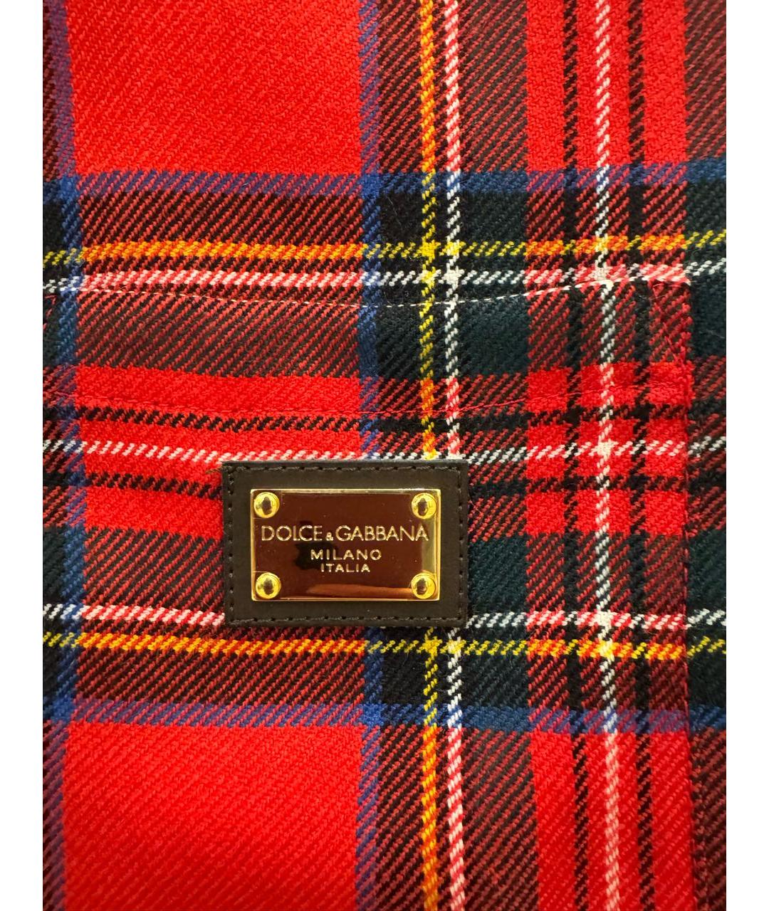 DOLCE&GABBANA Красная полиэстеровая рубашка/блузка, фото 4
