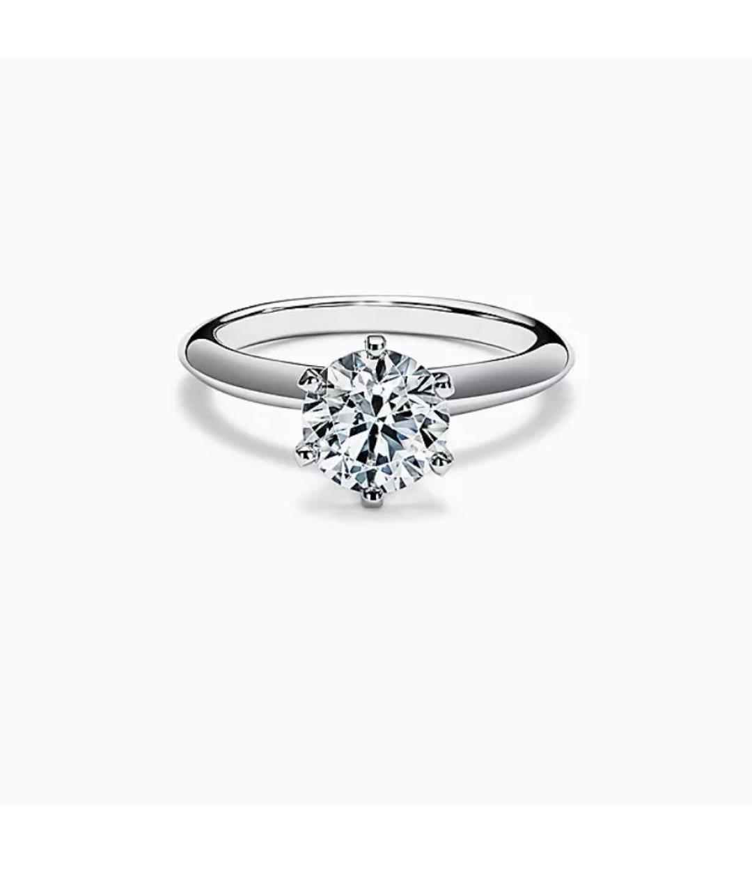 TIFFANY&CO Платиновое кольцо, фото 6