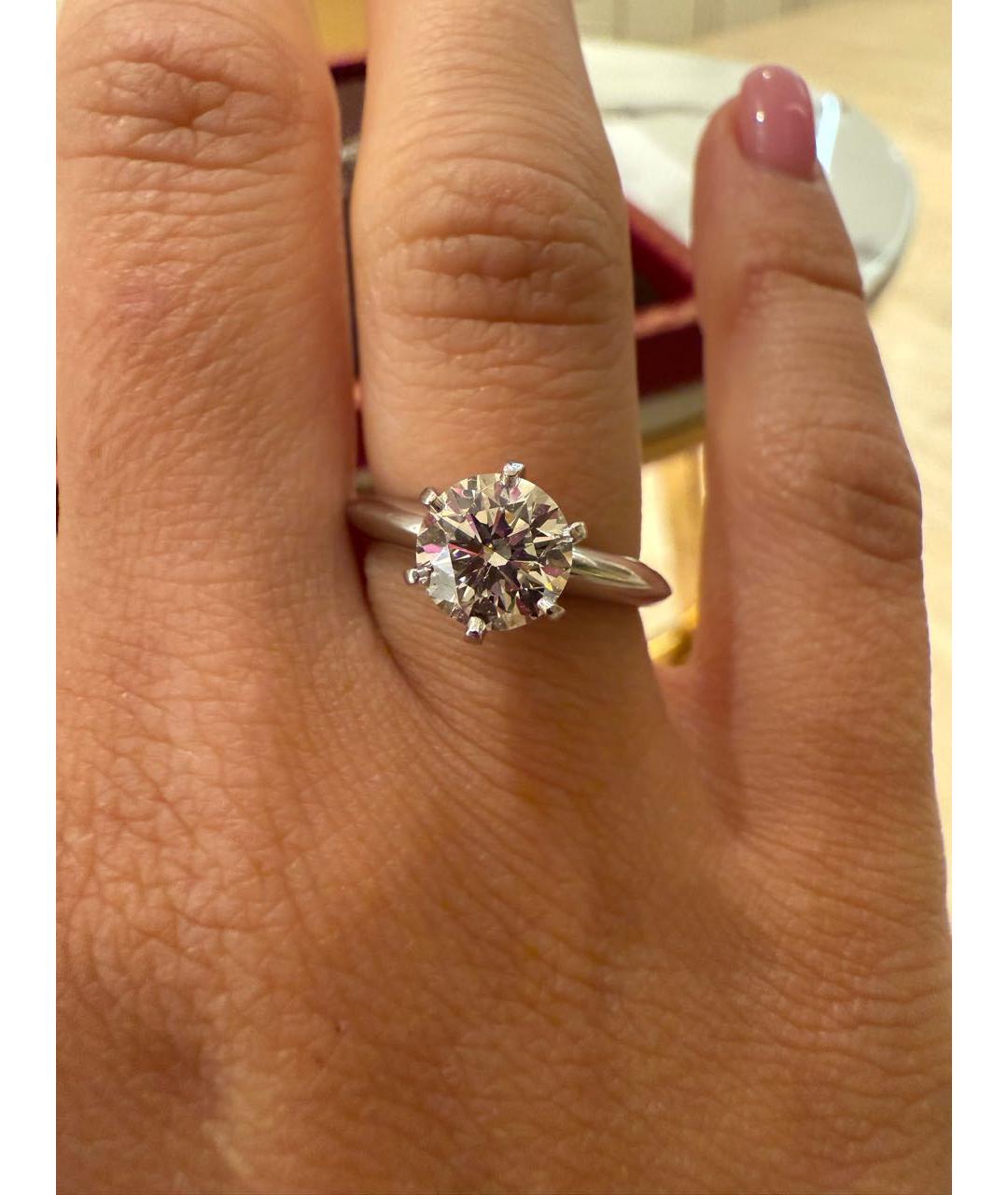 TIFFANY&CO Платиновое кольцо, фото 4