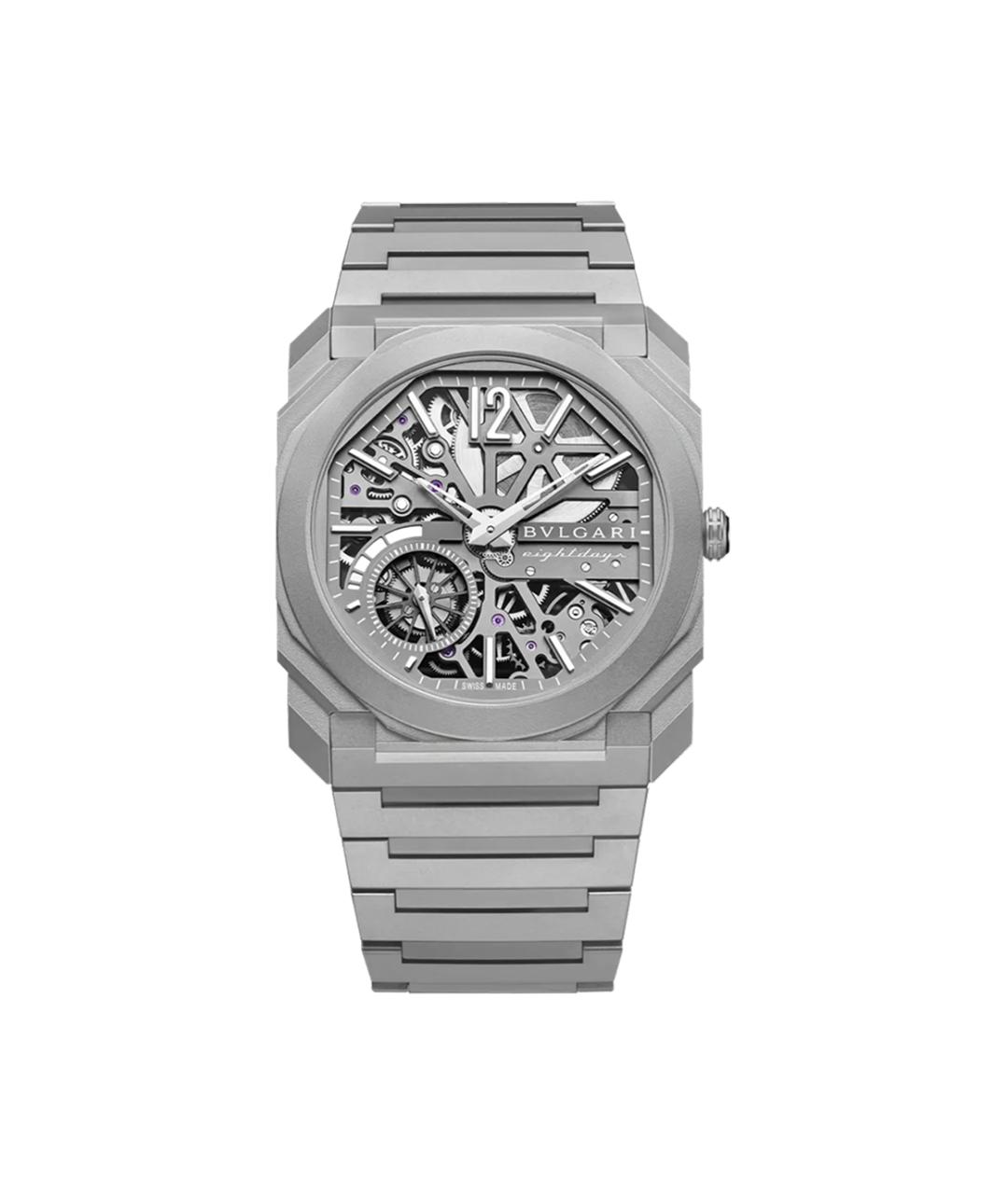 BVLGARI Серые часы, фото 1