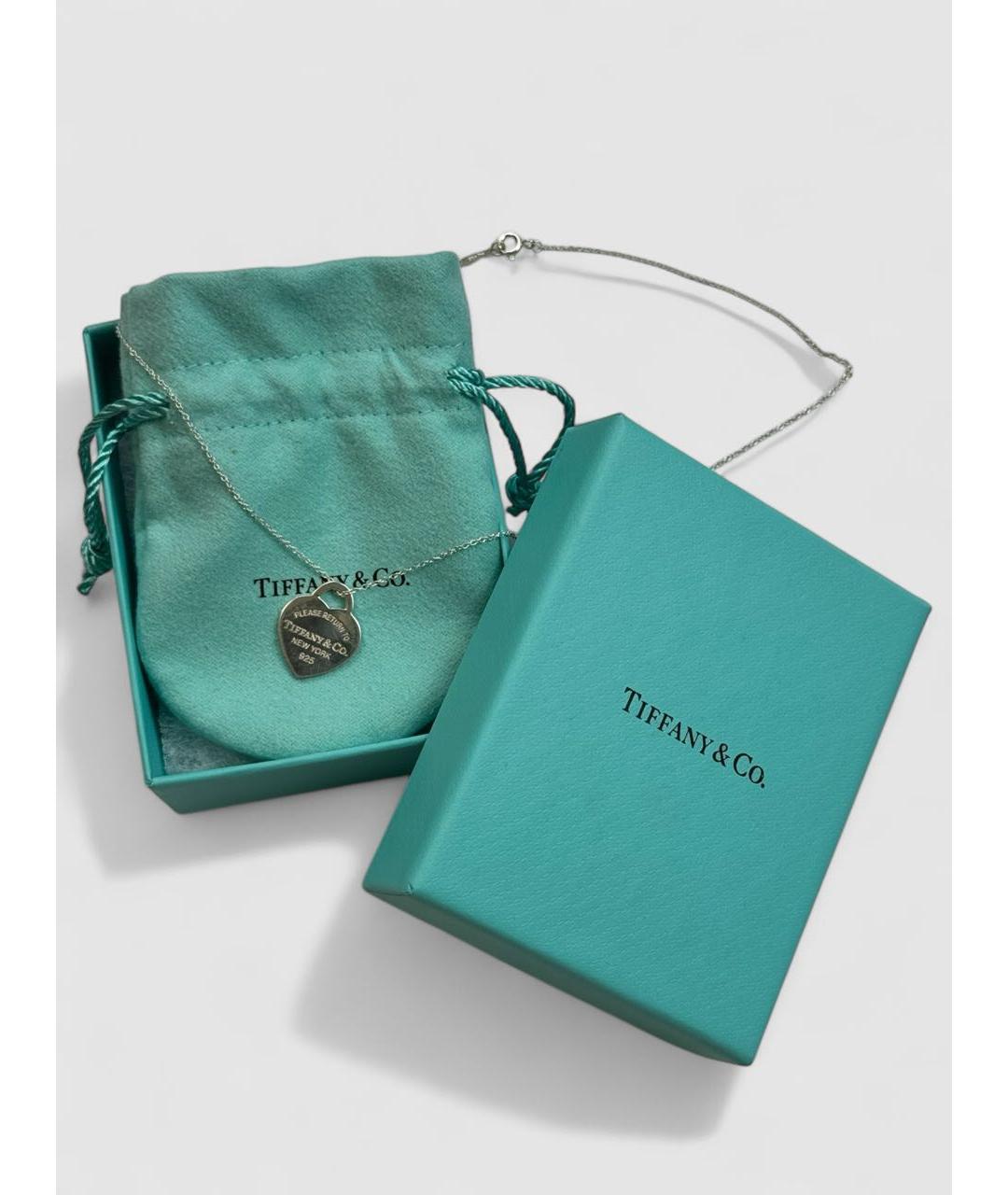TIFFANY&CO Серебряная серебряная подвеска, фото 5
