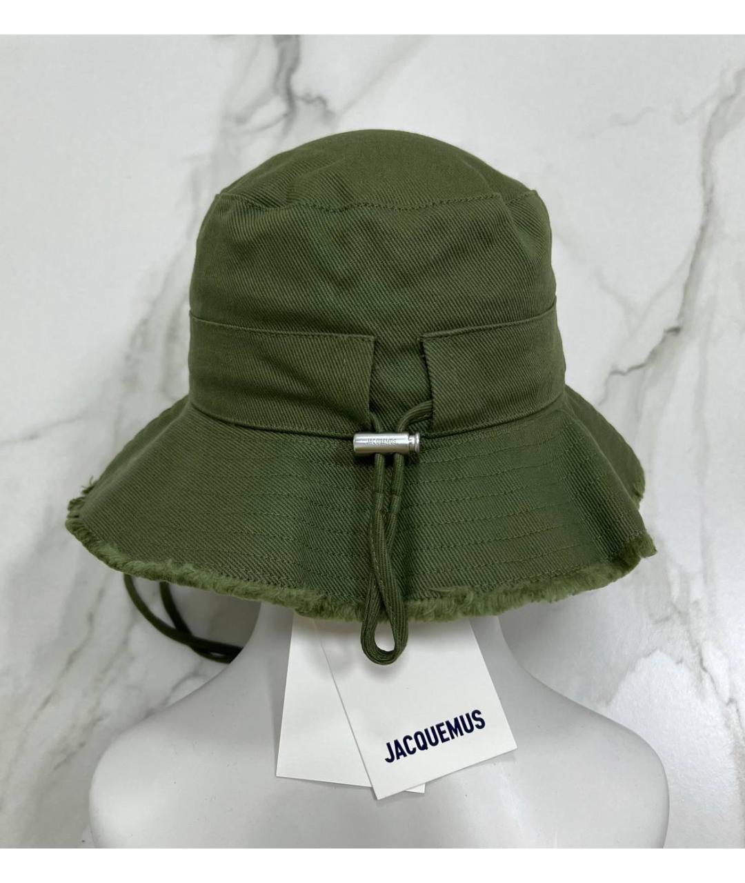 JACQUEMUS Зеленая панама, фото 3
