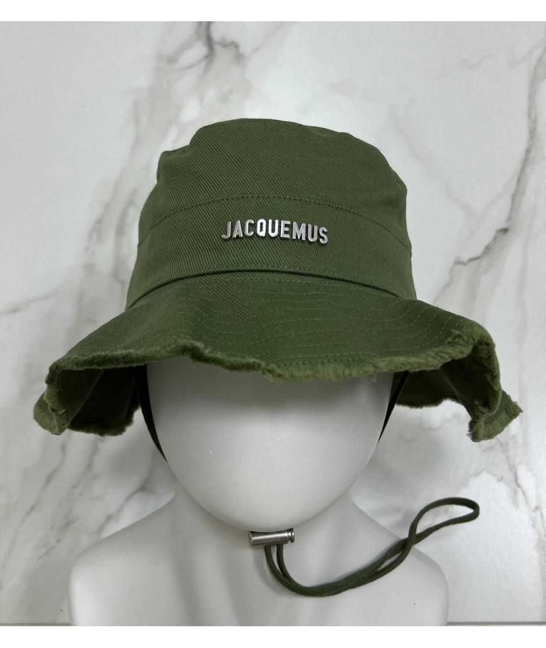 JACQUEMUS Зеленая панама, фото 7