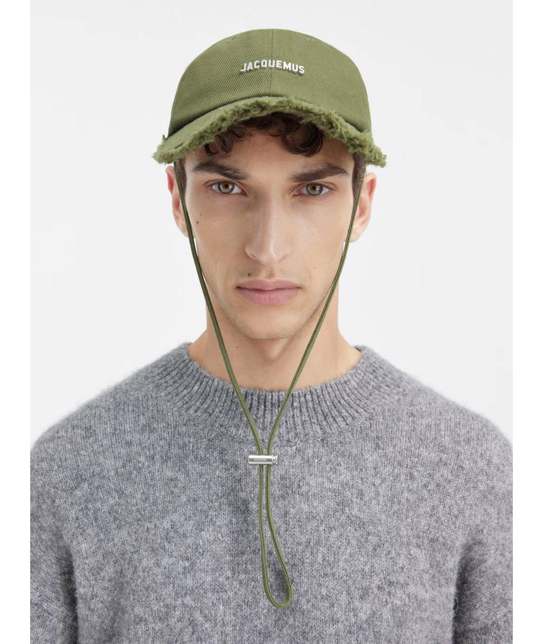 JACQUEMUS Зеленая кепка/бейсболка, фото 5