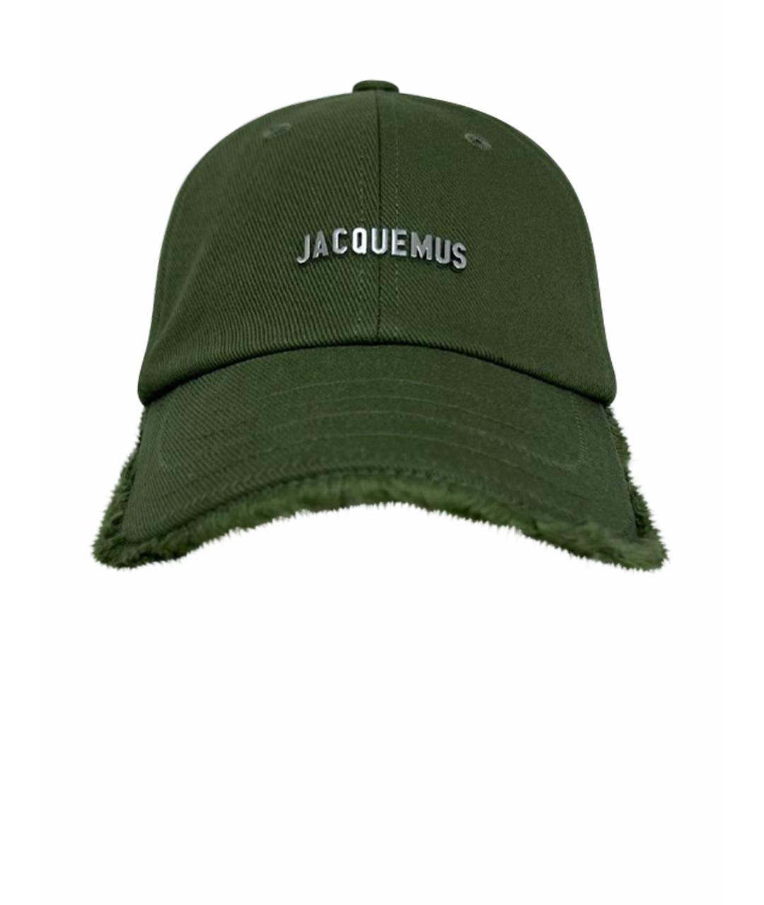 JACQUEMUS Зеленая кепка/бейсболка, фото 1