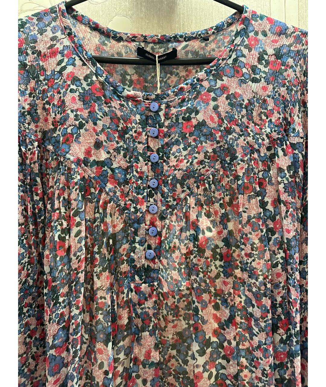 ISABEL MARANT Мульти шелковое повседневное платье, фото 3