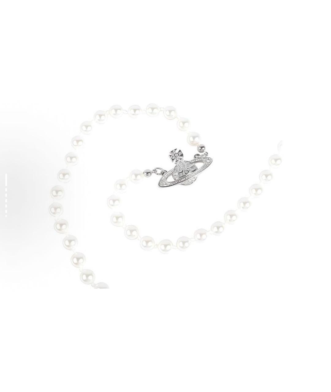 VIVIENNE WESTWOOD Серебряное латунное колье, фото 4