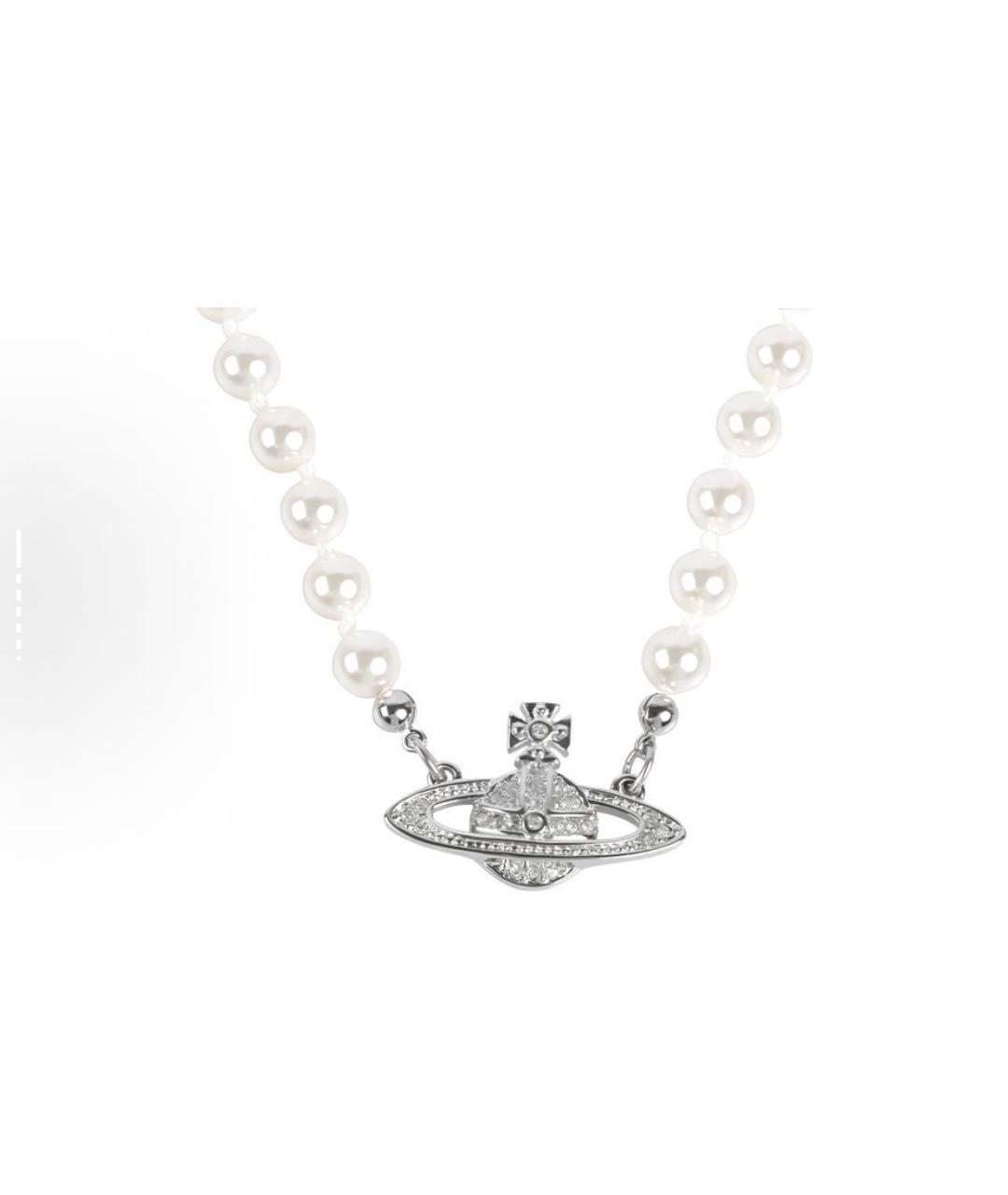 VIVIENNE WESTWOOD Серебряное латунное колье, фото 6