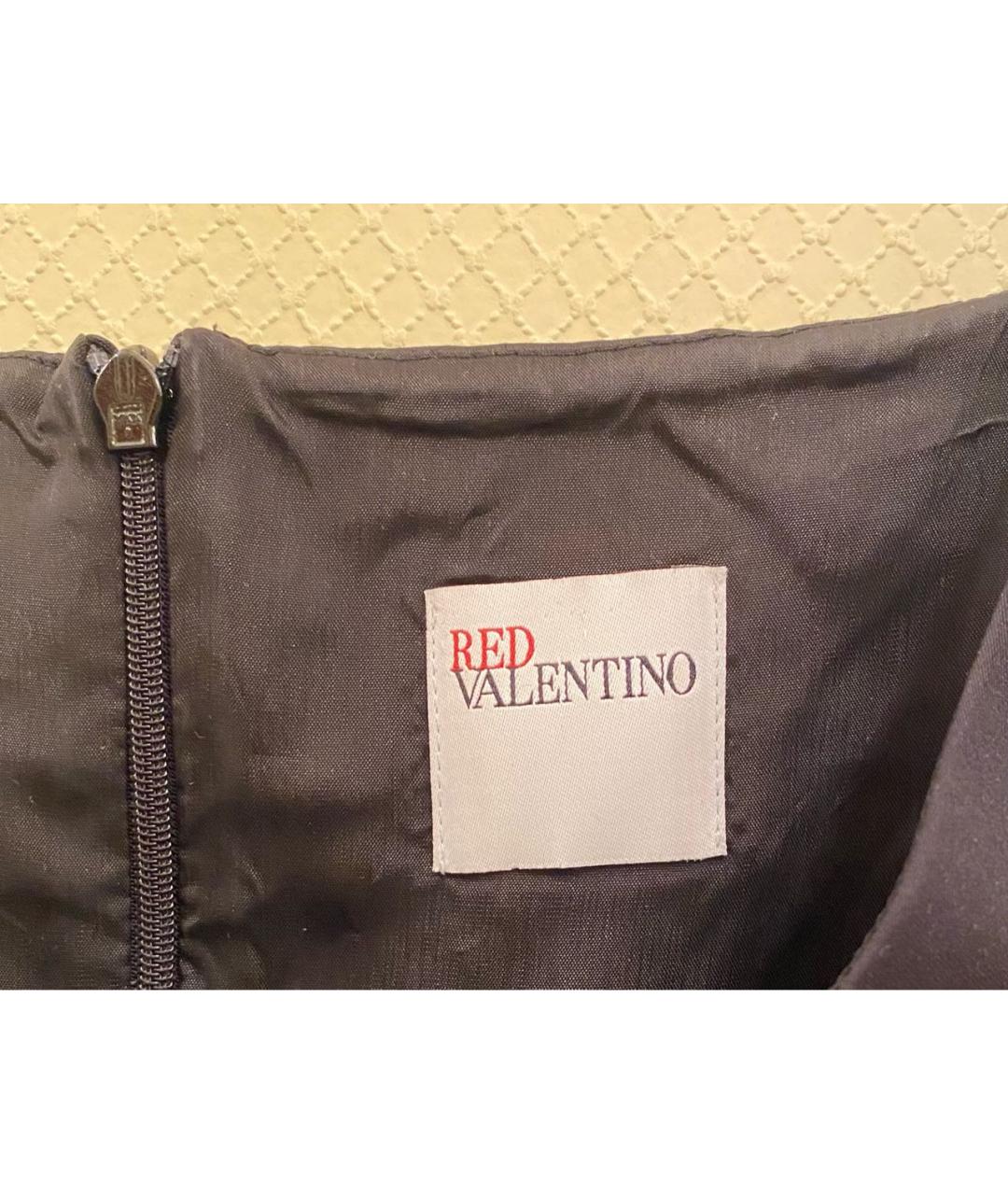 RED VALENTINO Черное вечернее платье, фото 3