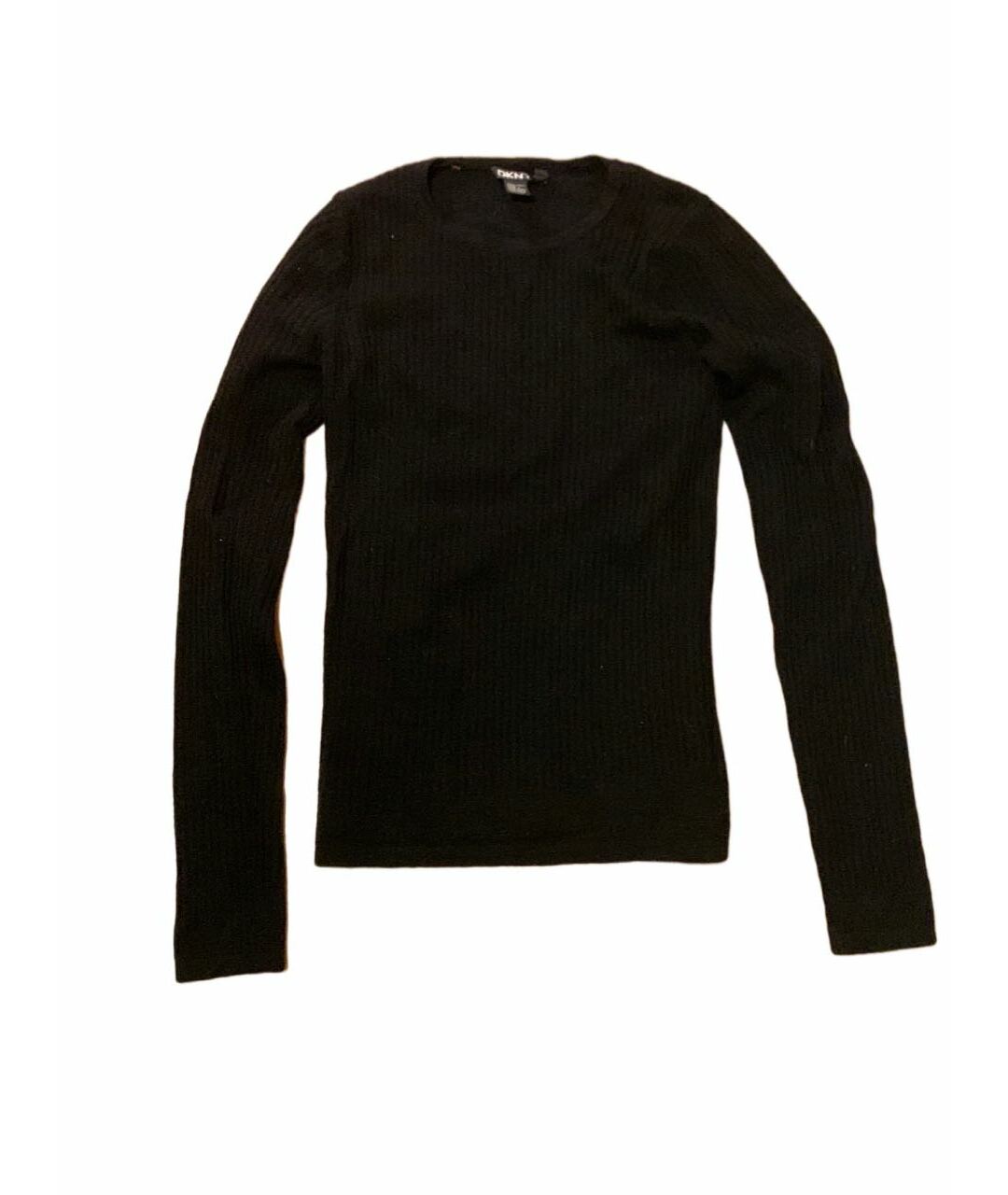 DKNY Черный шерстяной джемпер / свитер, фото 6