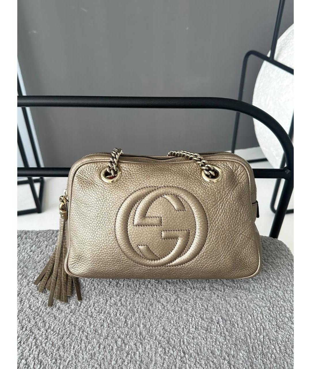GUCCI Кожаная сумка через плечо, фото 2