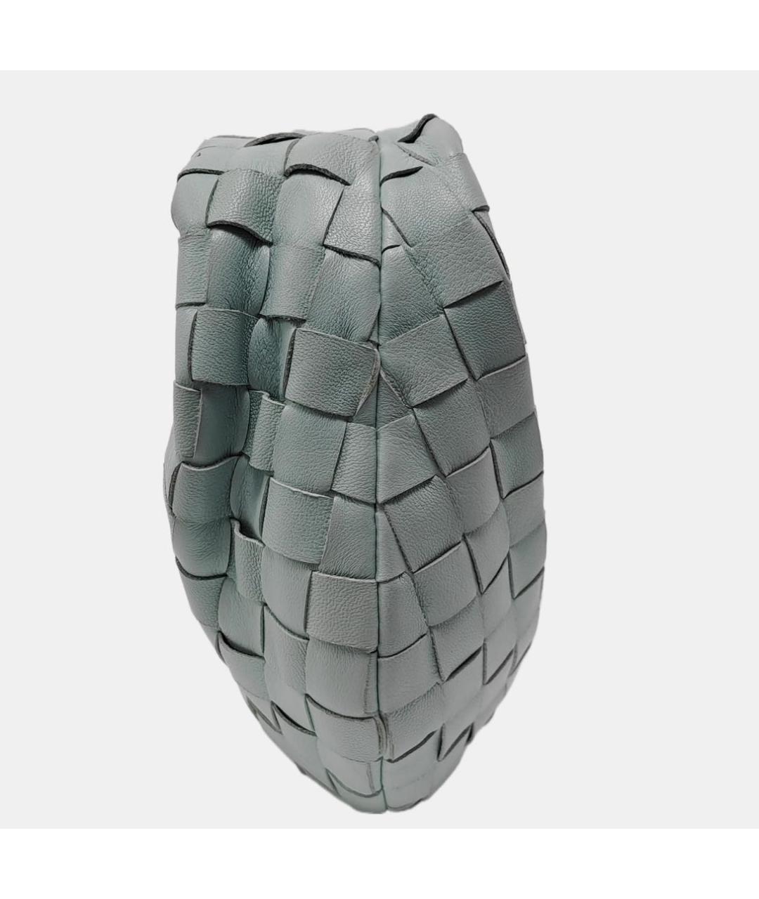 BOTTEGA VENETA Голубая кожаная сумка через плечо, фото 2