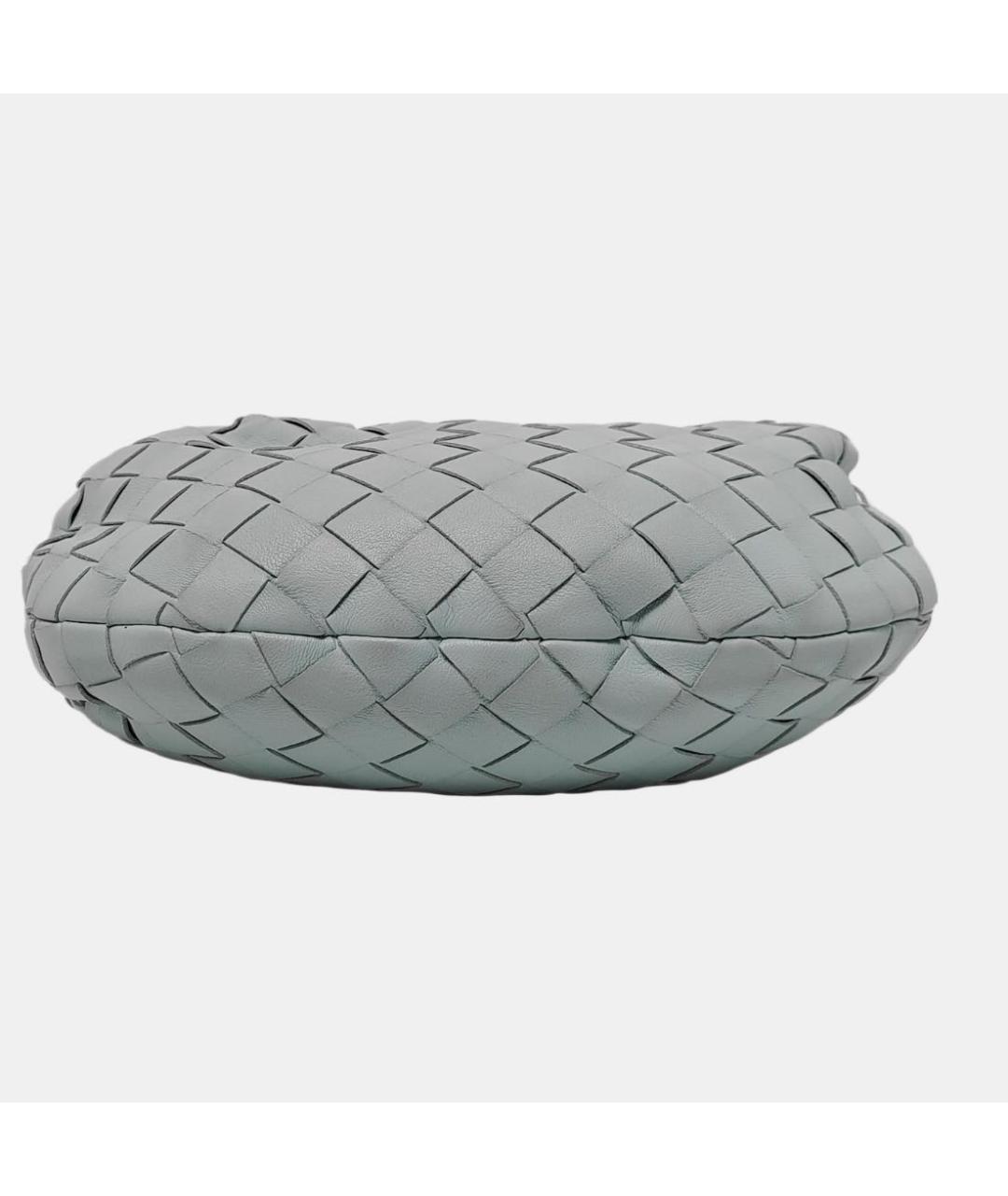 BOTTEGA VENETA Голубая кожаная сумка через плечо, фото 5