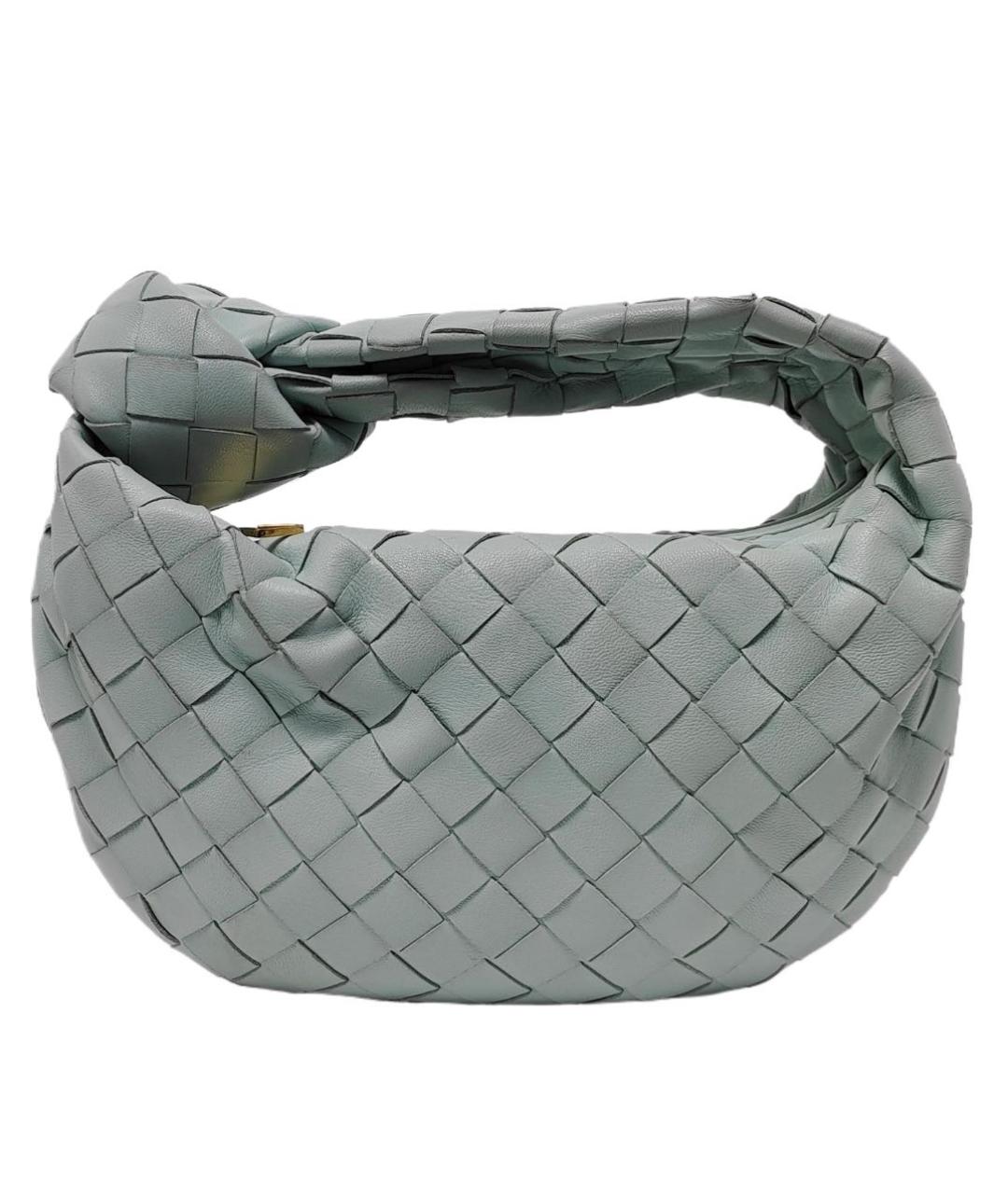 BOTTEGA VENETA Голубая кожаная сумка через плечо, фото 1