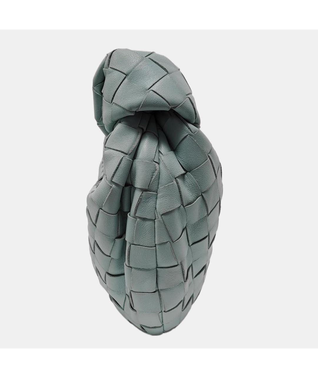 BOTTEGA VENETA Голубая кожаная сумка через плечо, фото 3