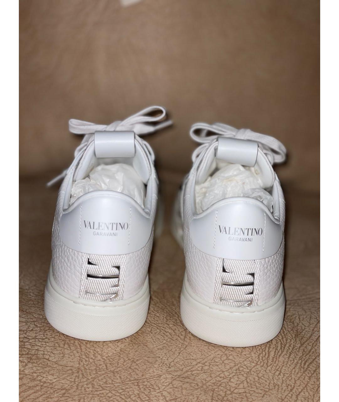 RED VALENTINO Белые резиновые кеды, фото 4