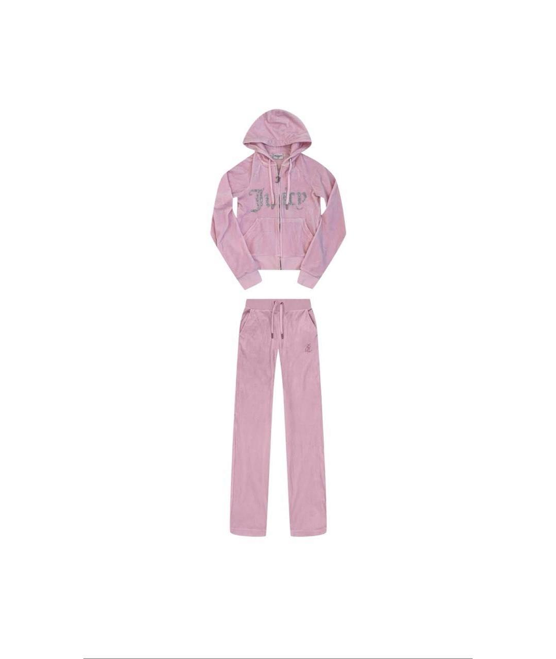 JUICY COUTURE Розовый полиэстеровый спортивные костюмы, фото 9
