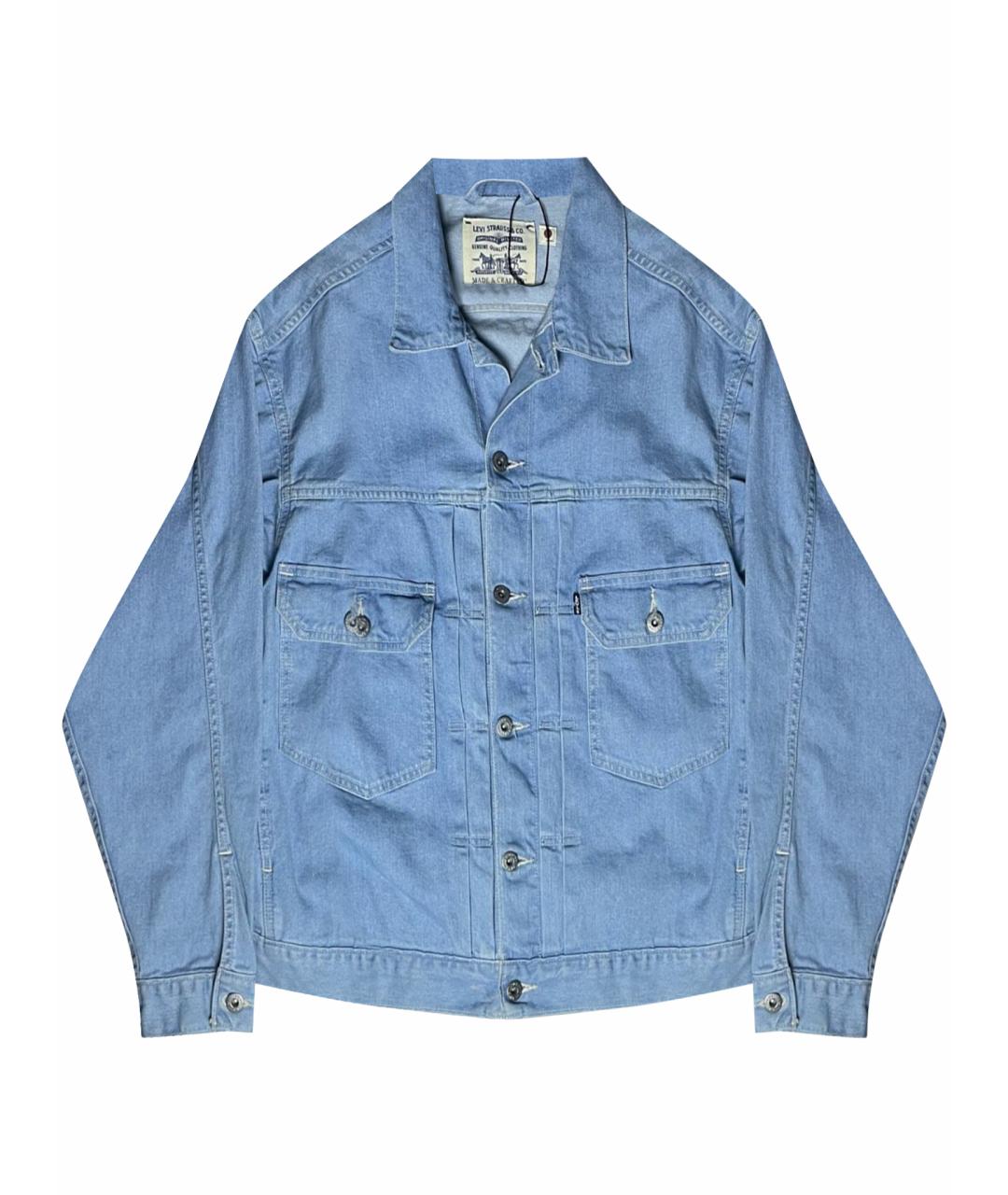 LEVI'S Голубая хлопковая куртка, фото 1