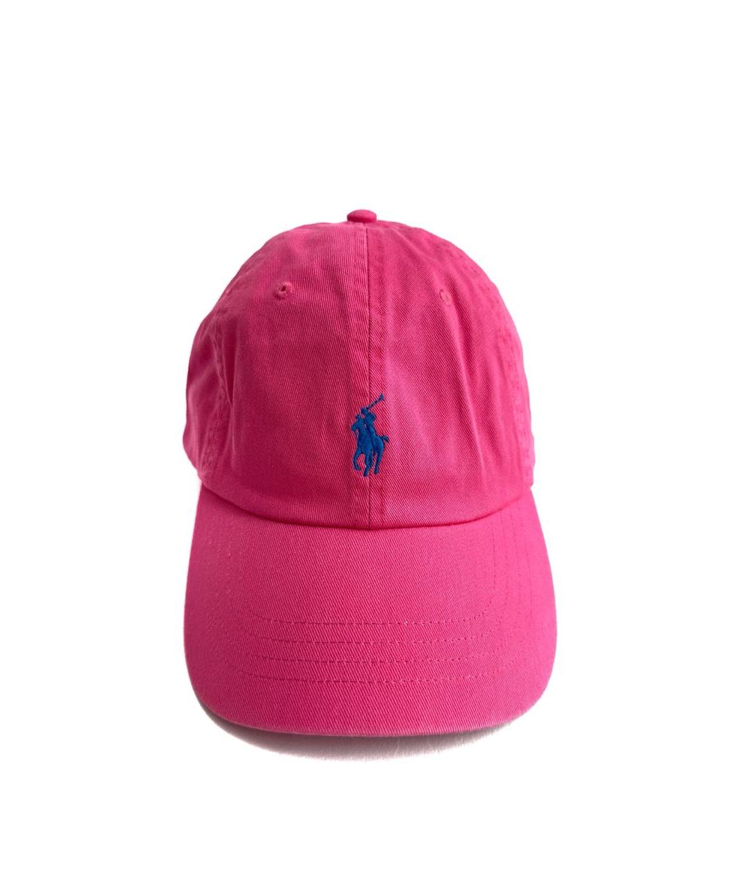 POLO RALPH LAUREN Розовая хлопковая кепка/бейсболка, фото 3