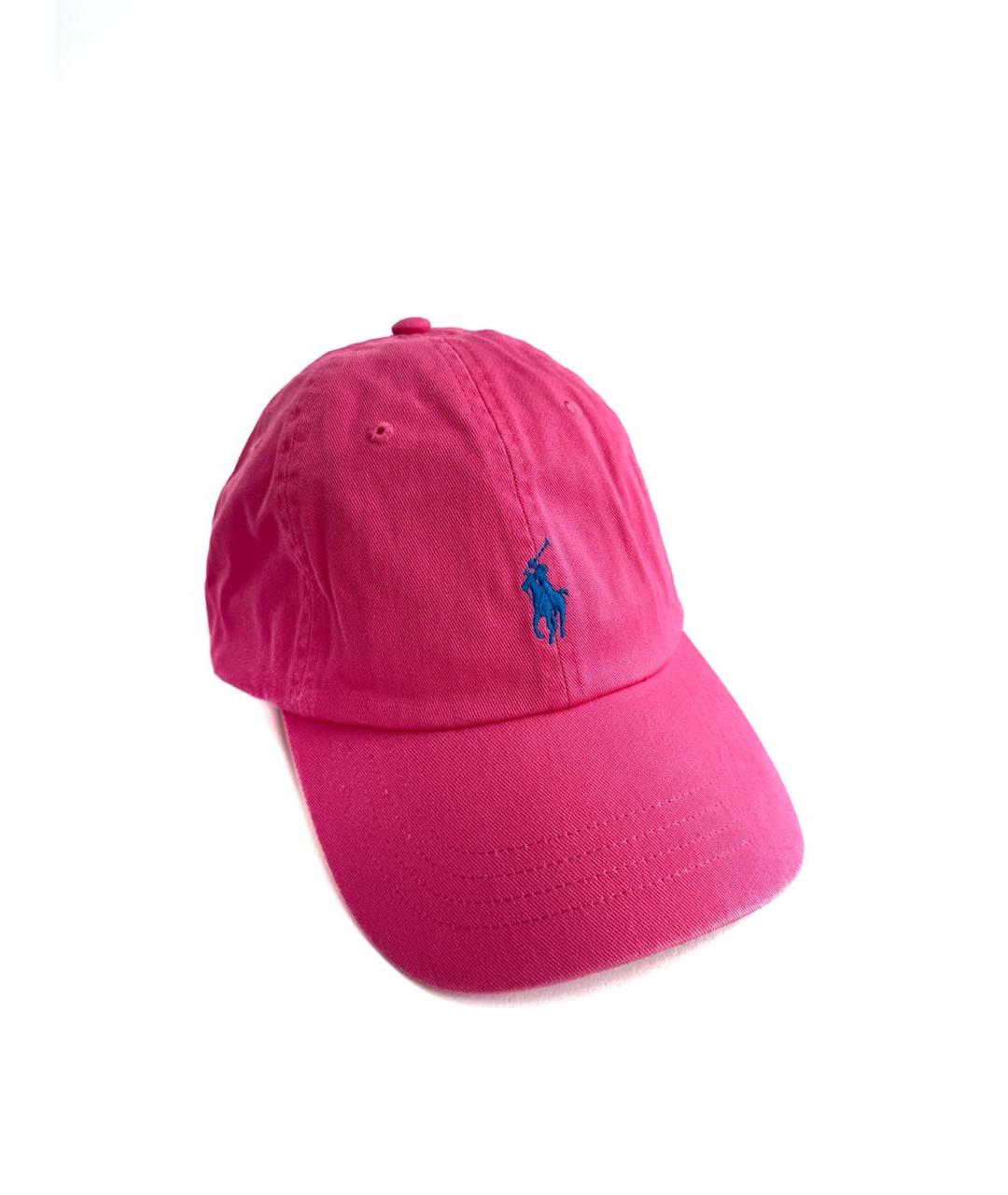 POLO RALPH LAUREN Розовая хлопковая кепка/бейсболка, фото 6