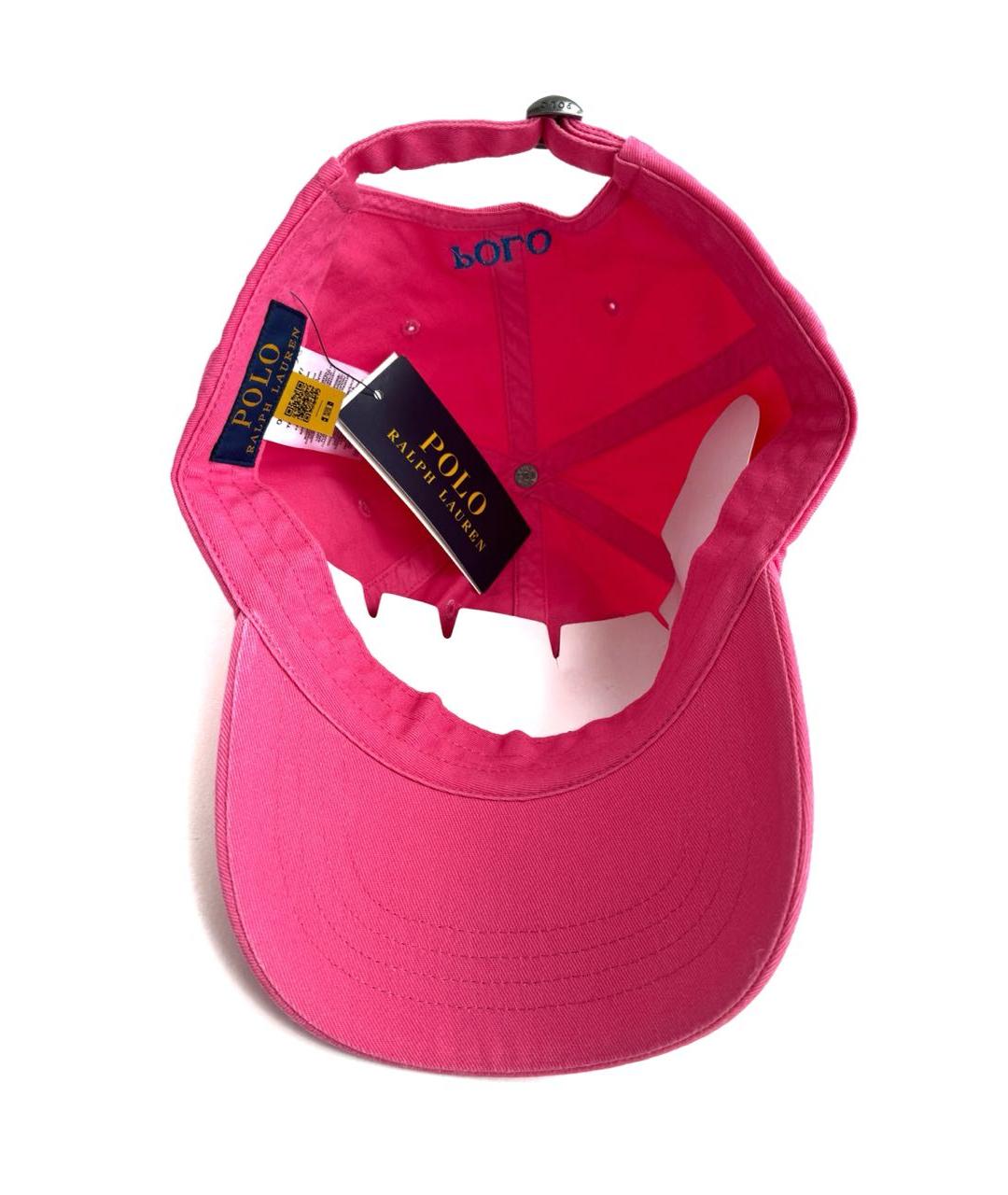 POLO RALPH LAUREN Розовая хлопковая кепка/бейсболка, фото 5