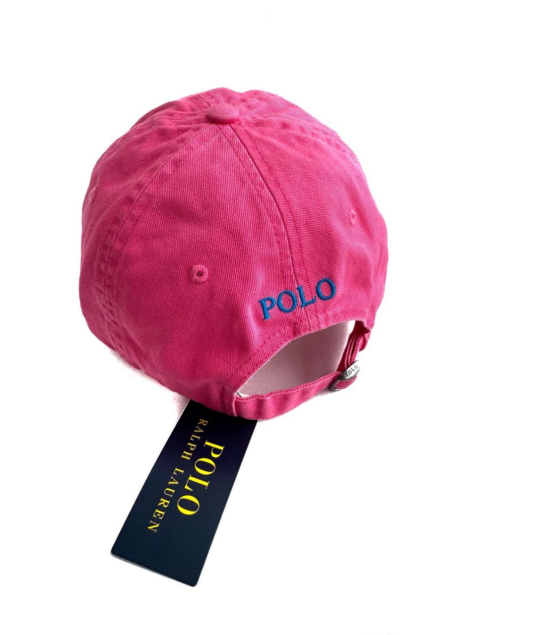 POLO RALPH LAUREN Розовая хлопковая кепка/бейсболка, фото 4
