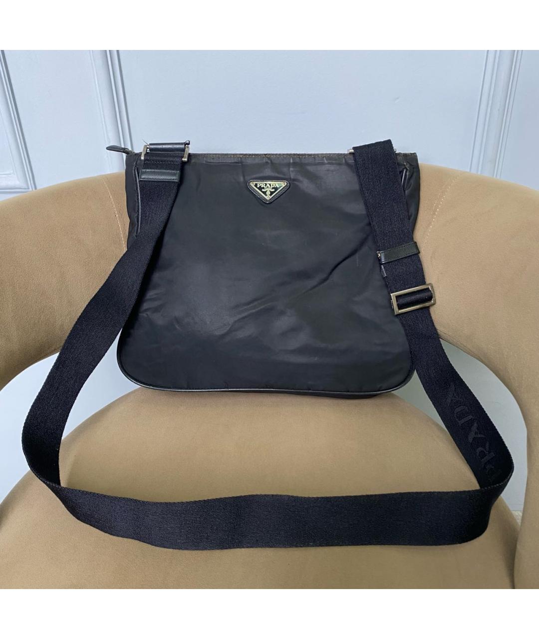 PRADA Черная сумка на плечо, фото 5
