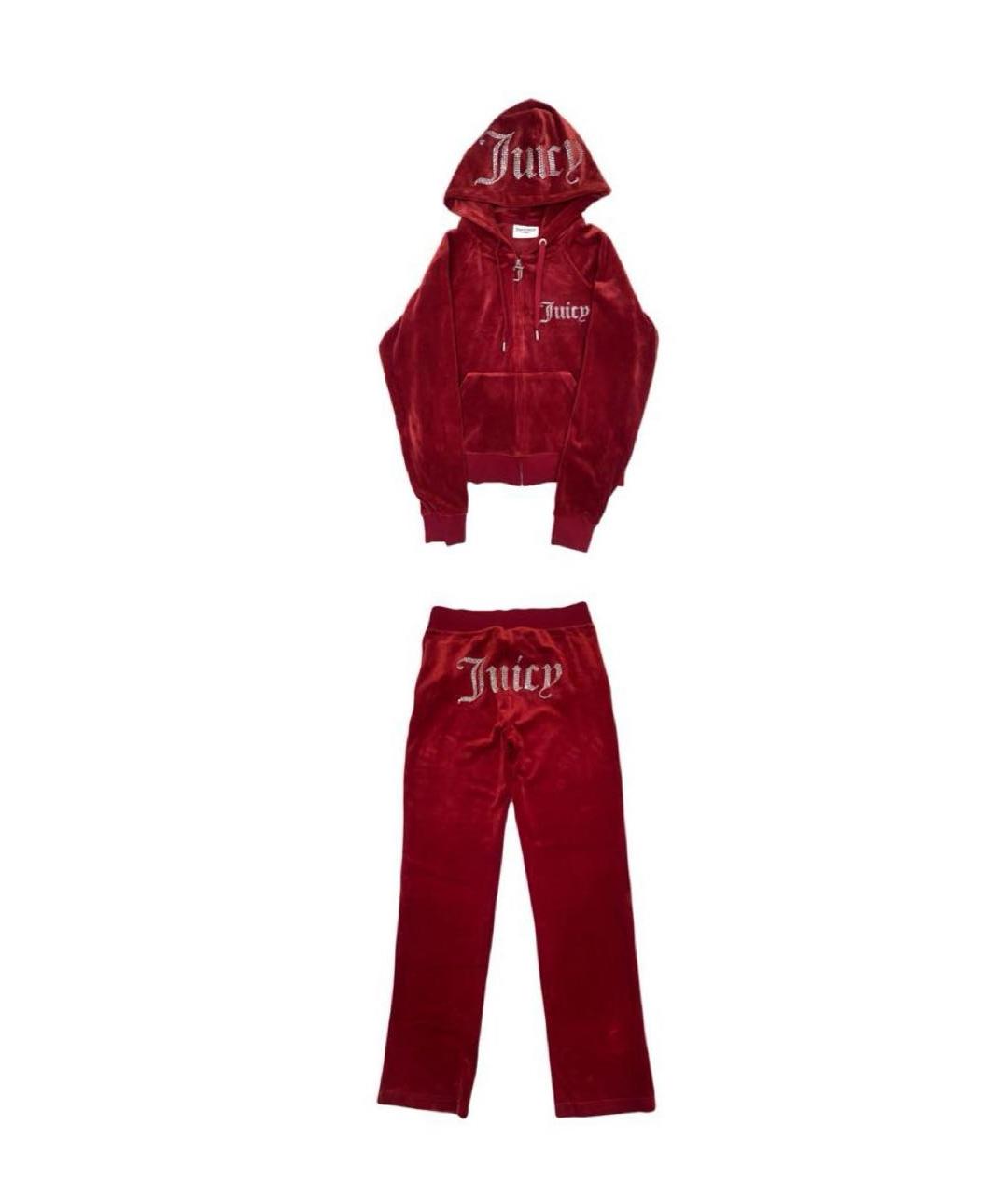 JUICY COUTURE Красный полиэстеровый спортивные костюмы, фото 9