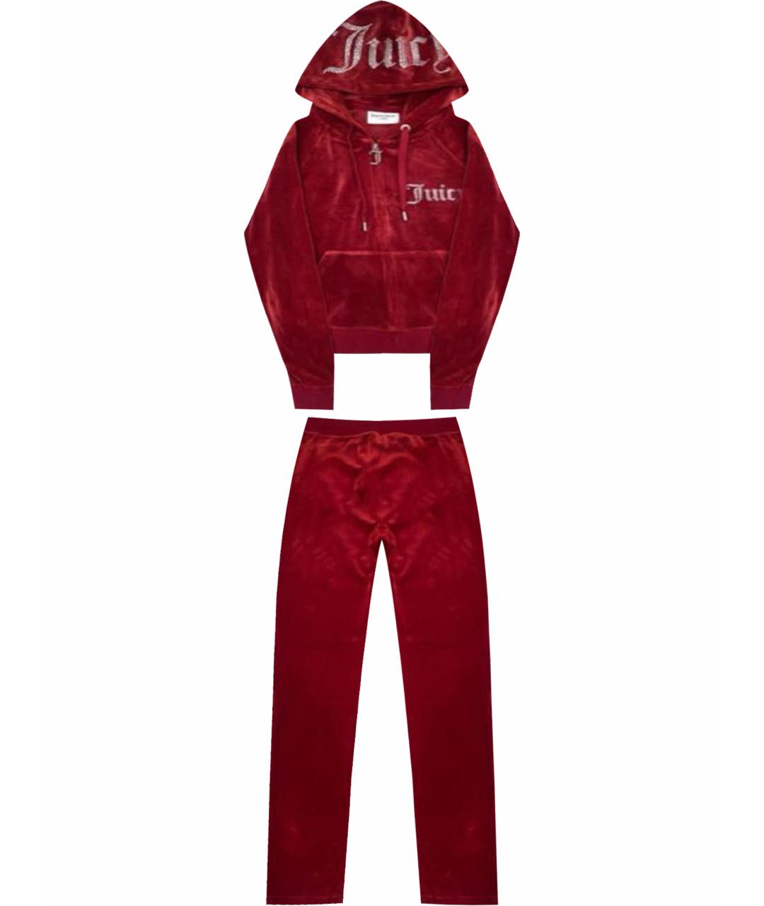 JUICY COUTURE Красный полиэстеровый спортивные костюмы, фото 1