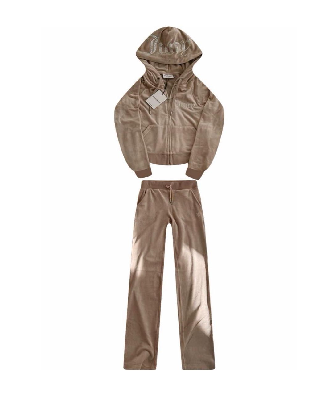 JUICY COUTURE Бежевый полиэстеровый спортивные костюмы, фото 1