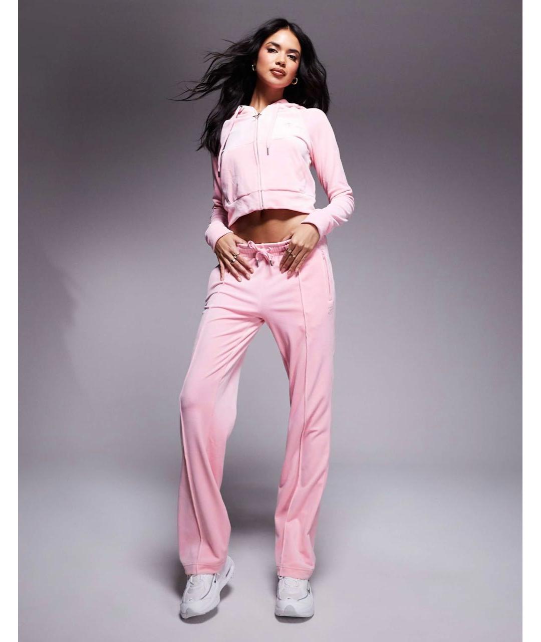 JUICY COUTURE Розовый полиэстеровый спортивные костюмы, фото 2