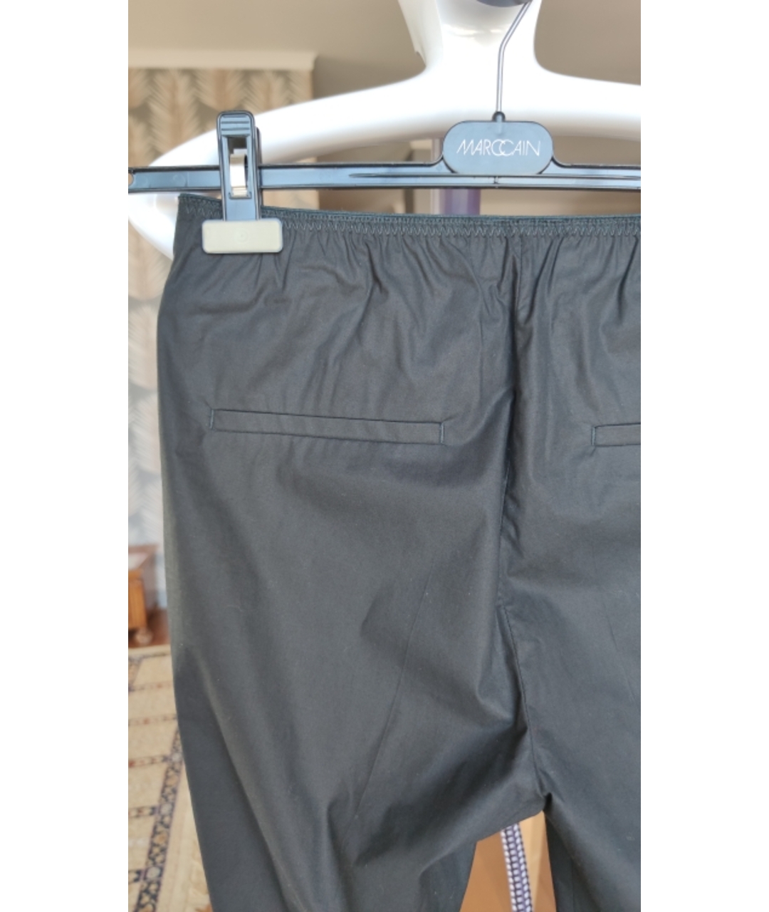 DOROTHEE SCHUMACHER Черные хлопковые брюки узкие, фото 2
