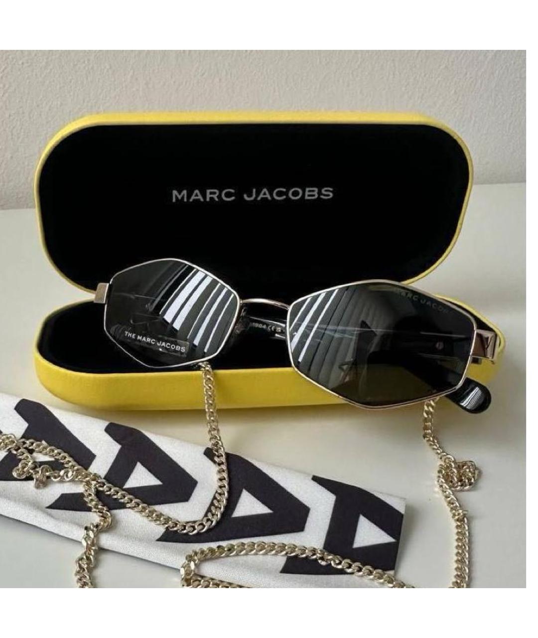 MARC JACOBS Черные металлические солнцезащитные очки, фото 6