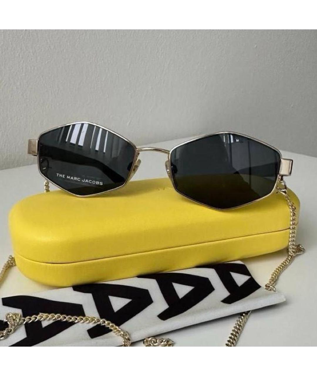MARC JACOBS Черные металлические солнцезащитные очки, фото 4
