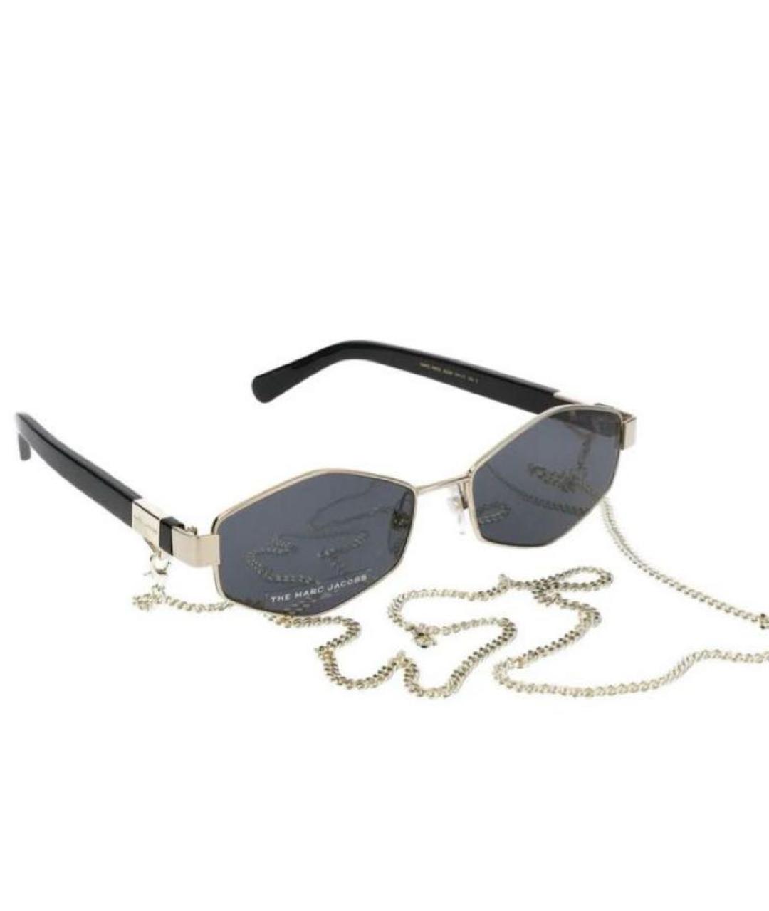 MARC JACOBS Антрацитовые металлические солнцезащитные очки, фото 2
