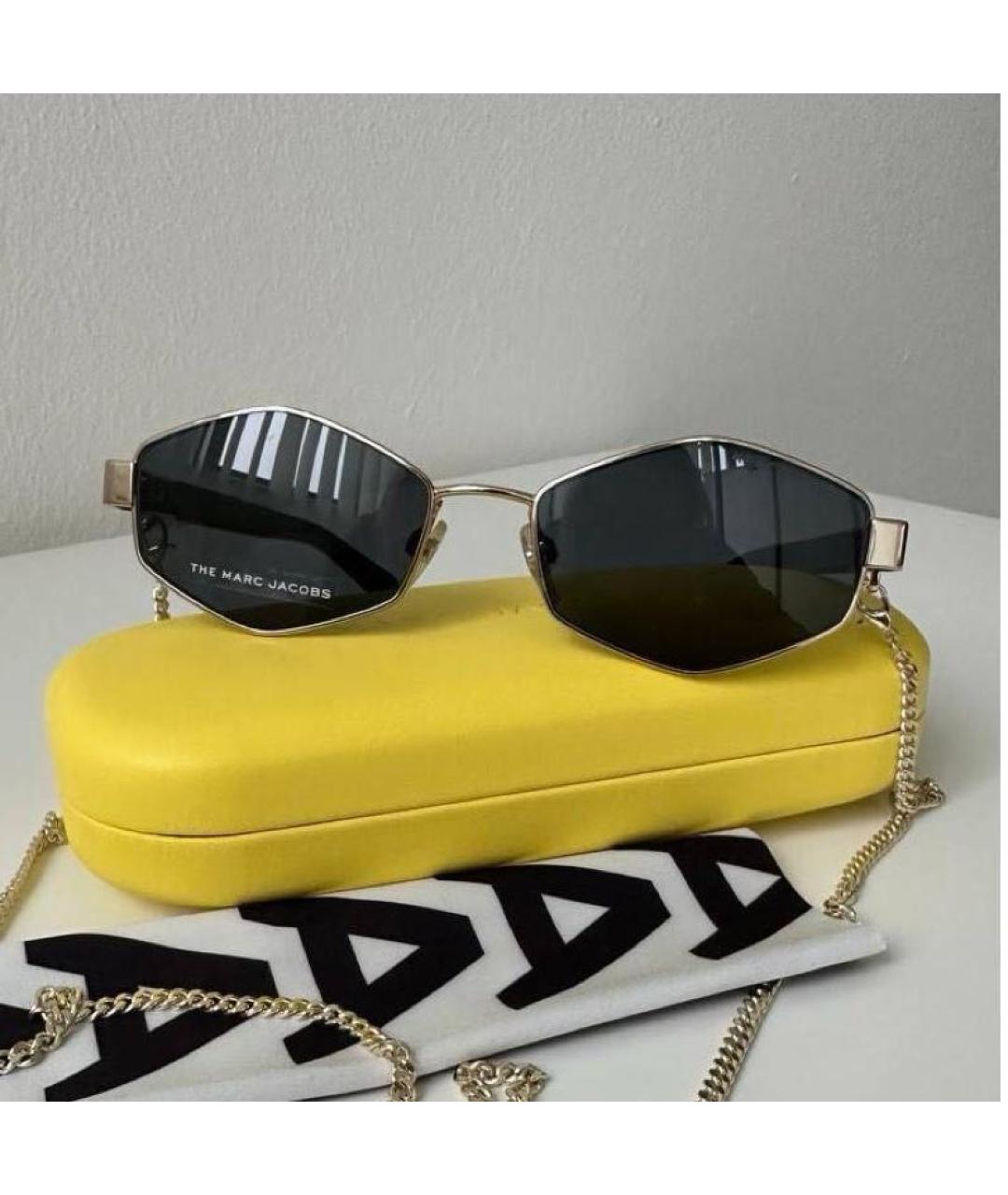 MARC JACOBS Антрацитовые металлические солнцезащитные очки, фото 5