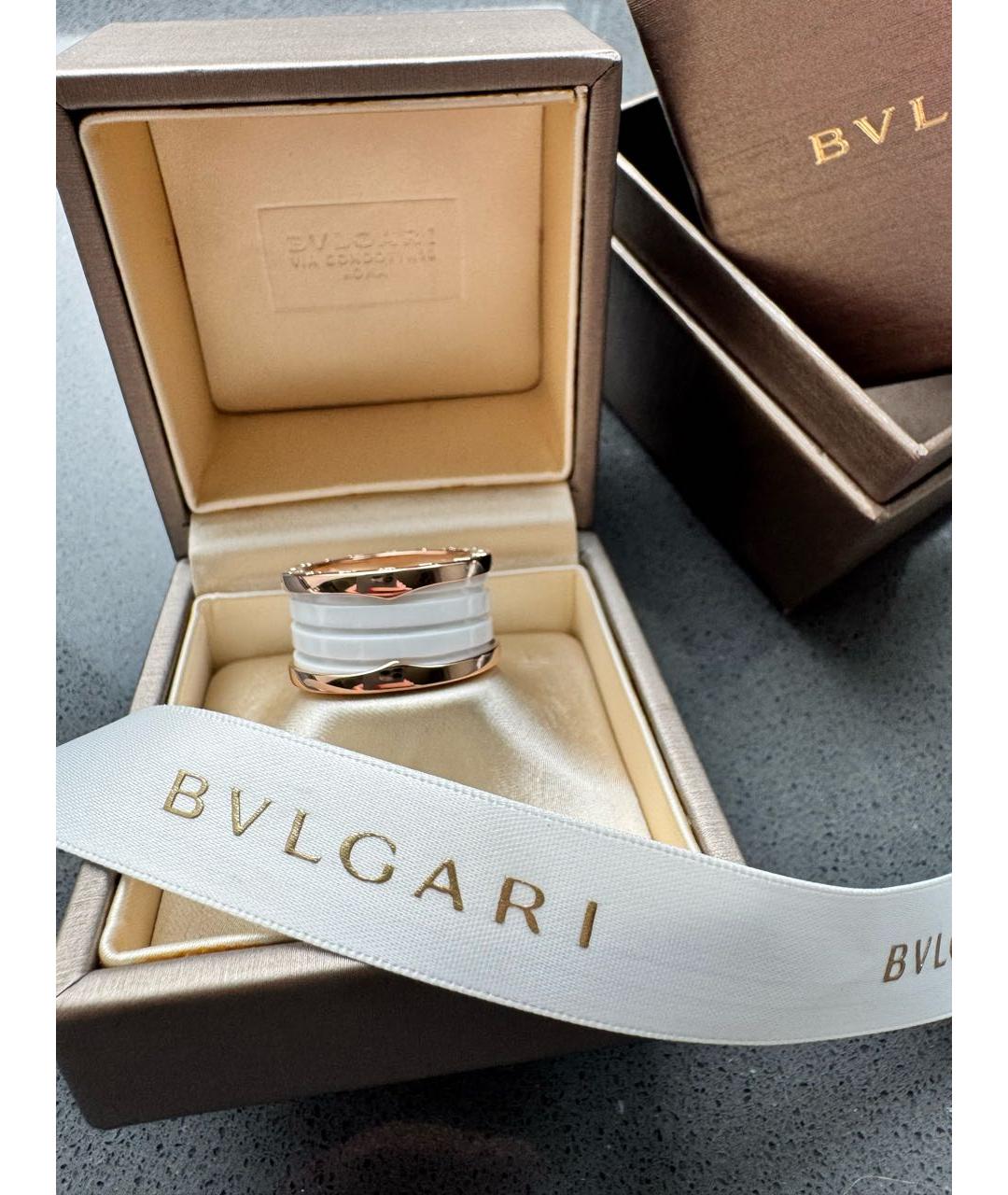 BVLGARI Золотое кольцо из розового золота, фото 3