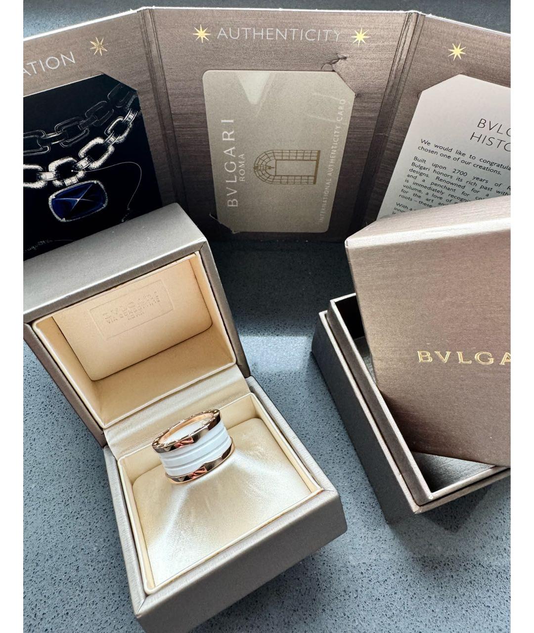 BVLGARI Золотое кольцо из розового золота, фото 8