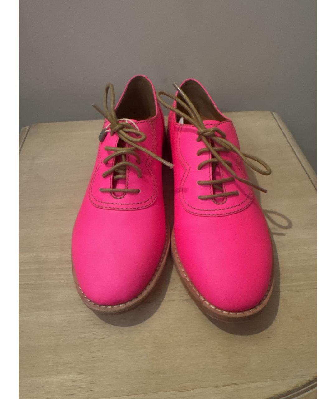 MARC JACOBS Фуксия кожаные брогги и оксфорды, фото 2