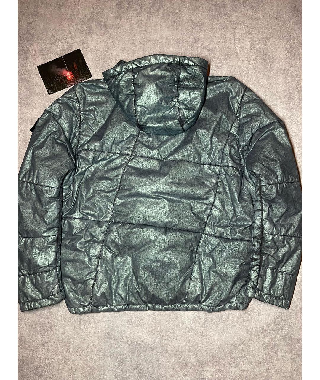 STONE ISLAND SHADOW PROJECT Бирюзовая полиамидовая куртка, фото 3