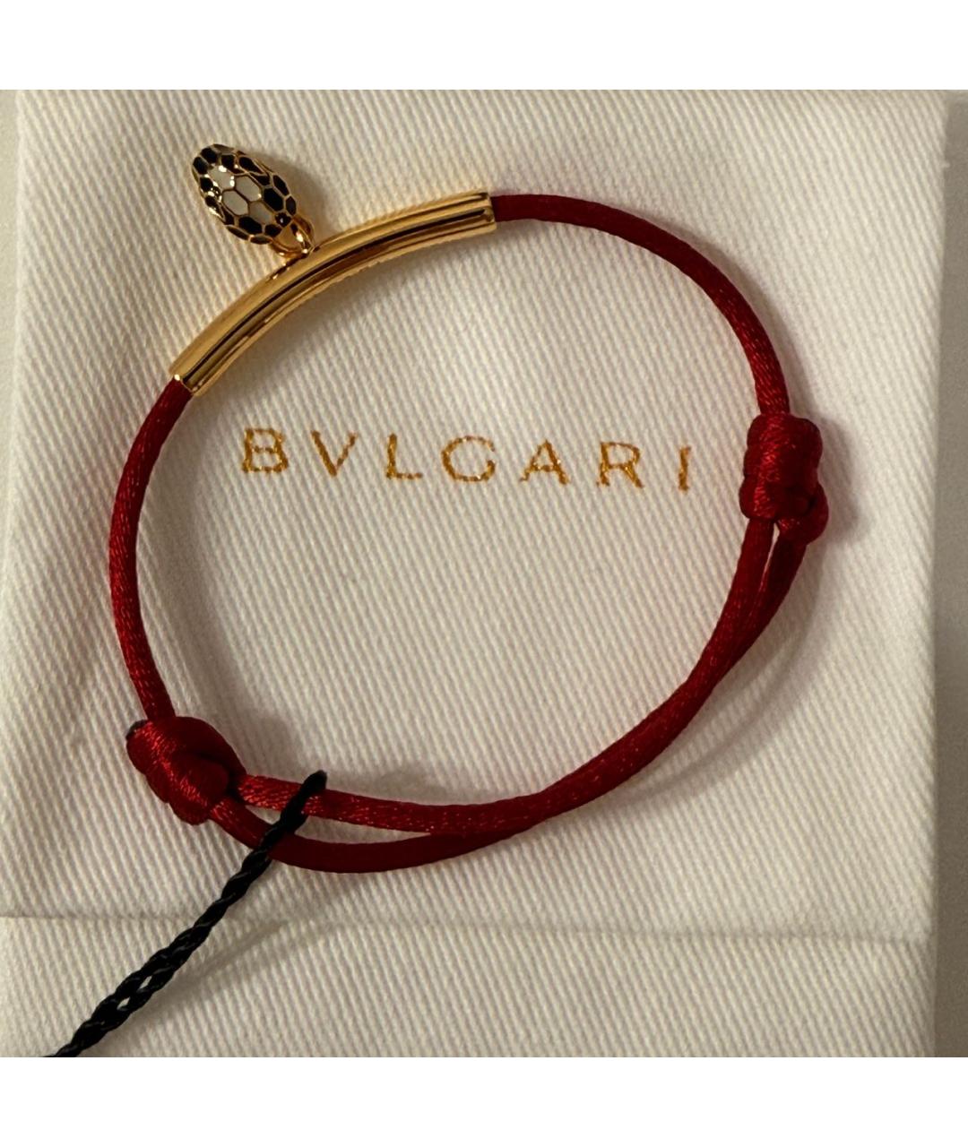 BVLGARI Красный латунный браслет, фото 3