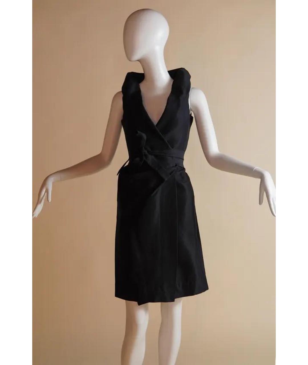 VIVIENNE WESTWOOD Черное хлопковое платье, фото 3