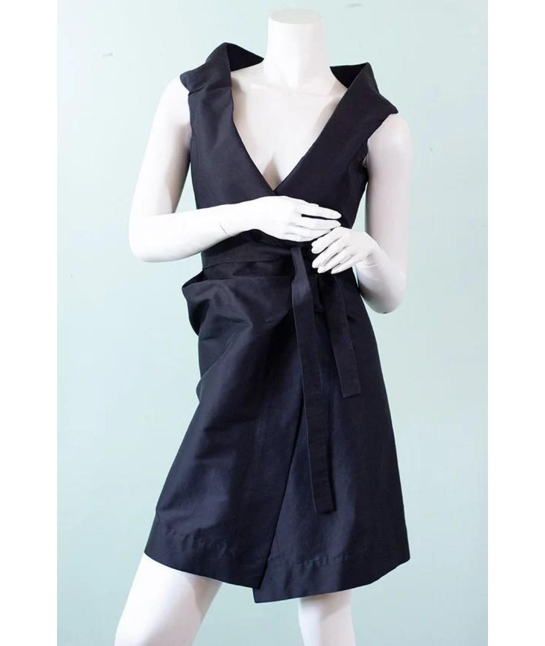 VIVIENNE WESTWOOD Черное хлопковое платье, фото 2