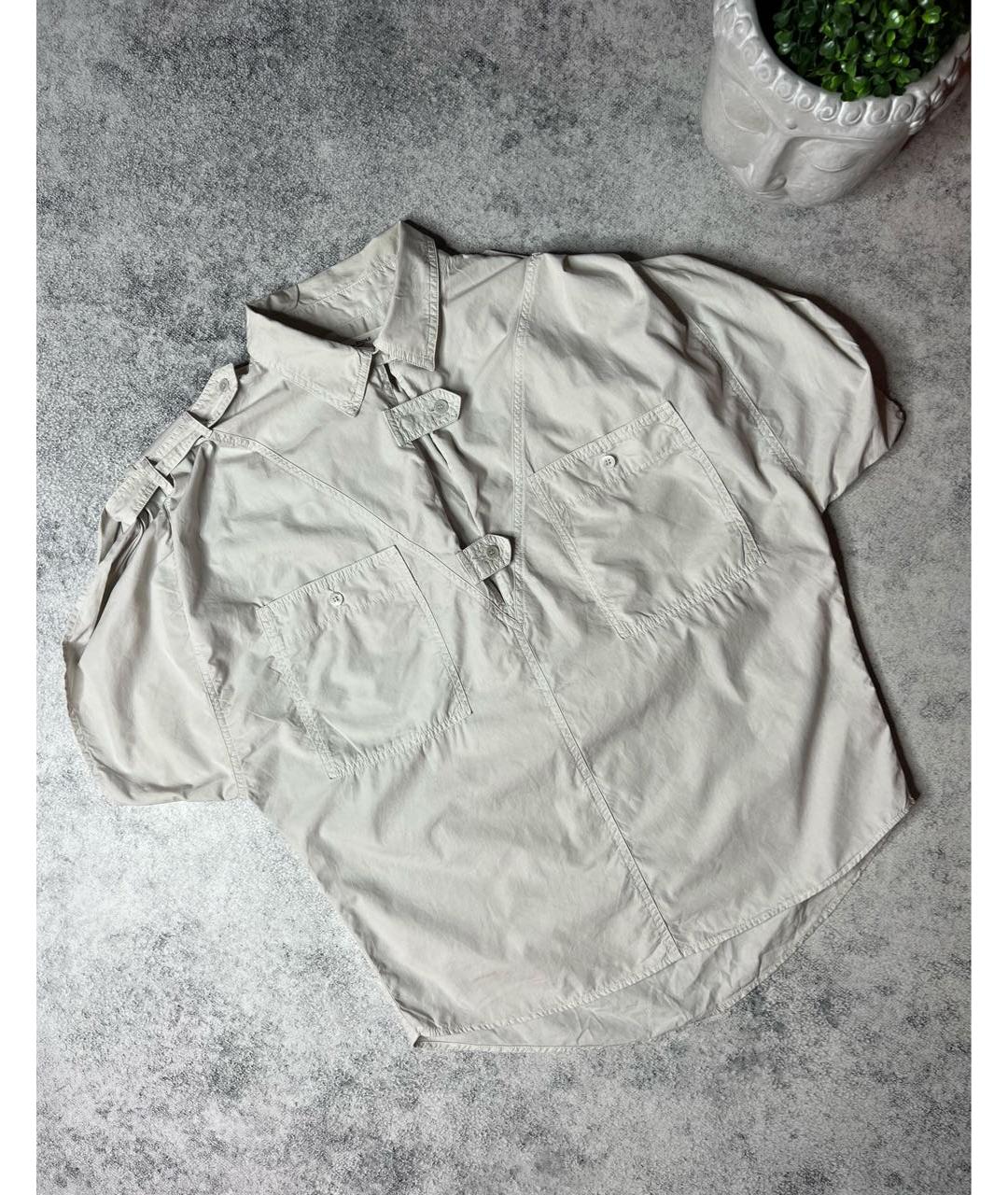 ISABEL MARANT ETOILE Серая хлопковая рубашка, фото 5