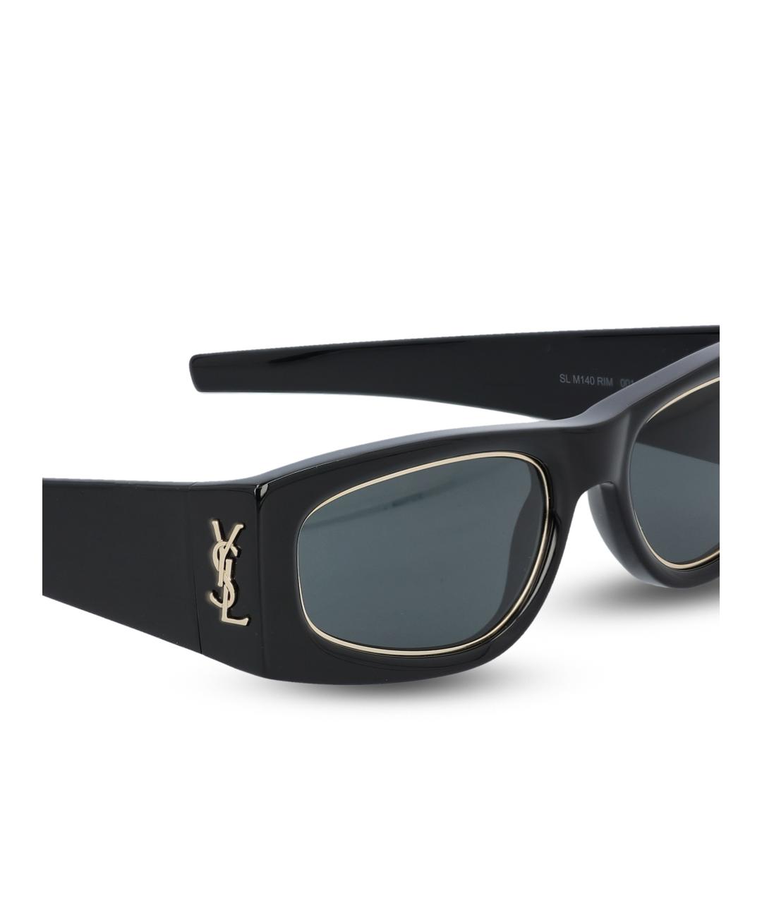 SAINT LAURENT Черные солнцезащитные очки, фото 4