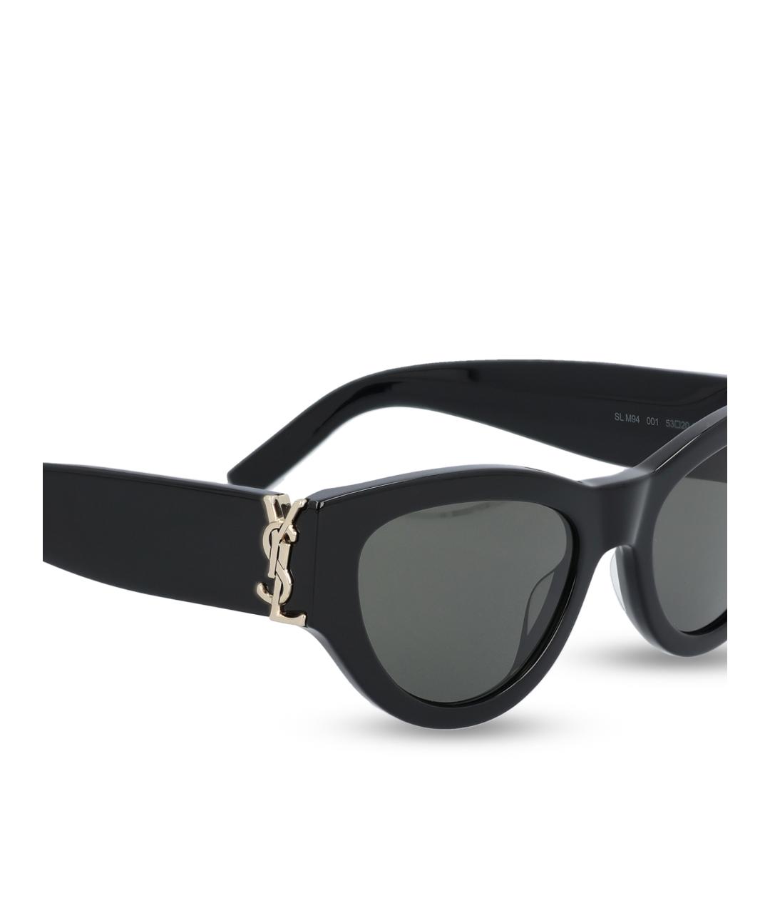 SAINT LAURENT Черные солнцезащитные очки, фото 2
